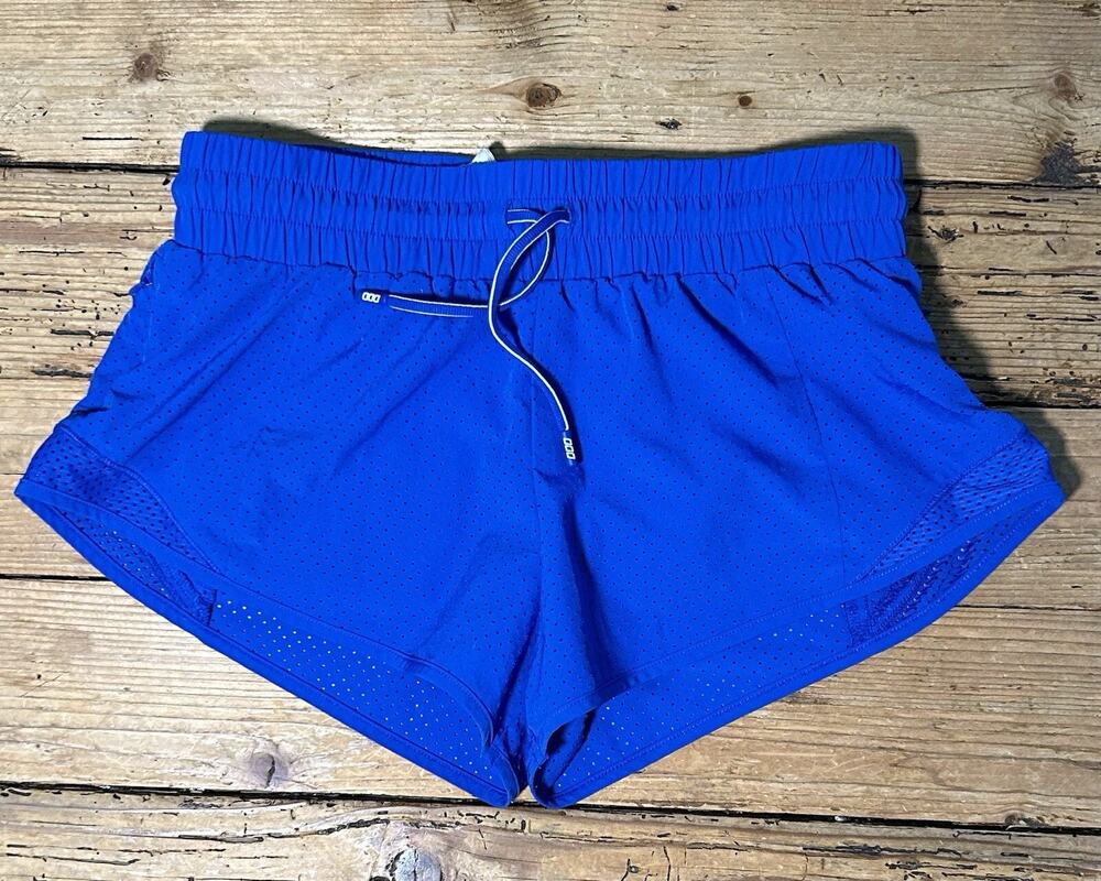 Lorna Jane Ultimate Run Shorts Size Small Cobalt Blue Authentic Lined